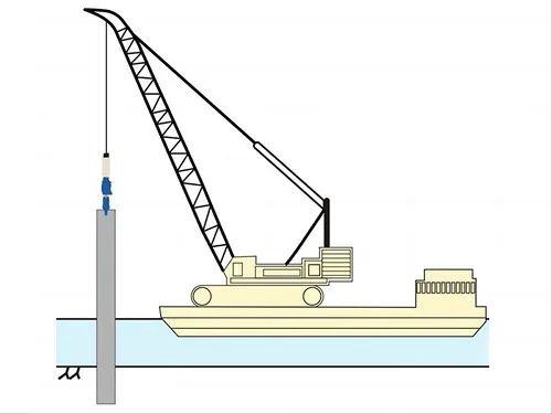 Crane-Fitted Barge